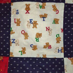 New handmade weighted Baby Blanket with cute Bears